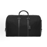 PRADA brand Logo travel bag handbag, unisex couple style, black